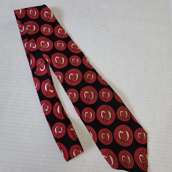 New Jersey Devils NHL Hockey Fan RM Sport aop silk usa official neck tie - Picture 2 of 7